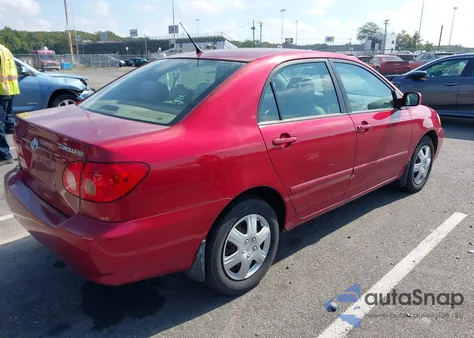 2005 Toyota Corolla Le z USA, uszkodzony, nr VIN 2T1BR32E85C404850